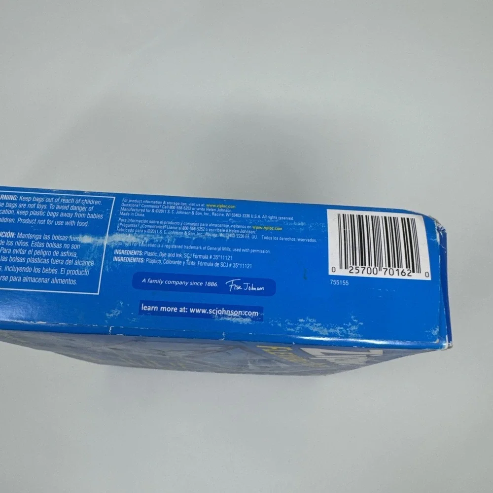 (1) Ziplock XXL Flexible Tote 22 GAL 2.2' x 16